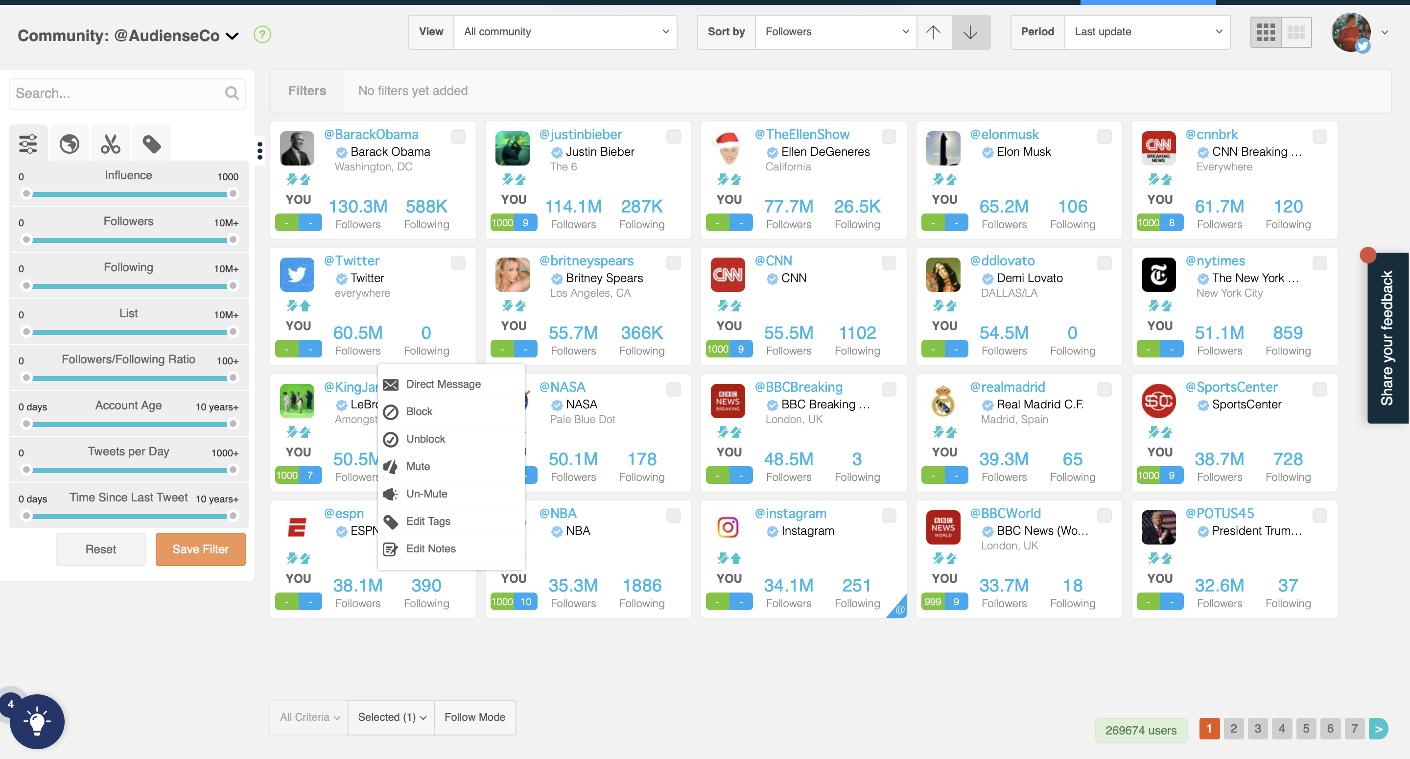 How To Find Inactive Twitter Followers